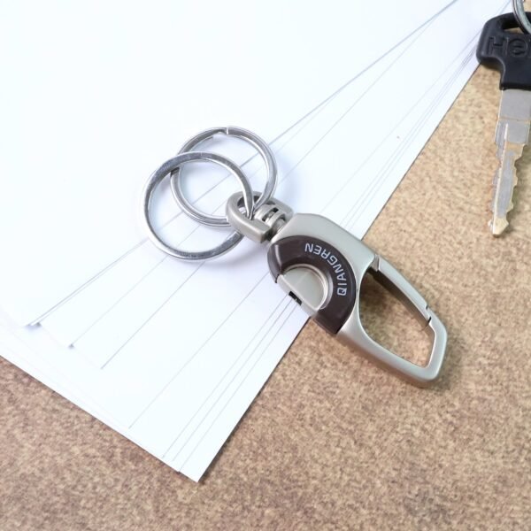 04-keychain.jpg Dual-Ring Carabiner Key Holder - (1 Pc)