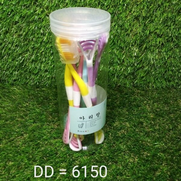 8 Pc 2-in-1 Toothbrush Case for Family Use