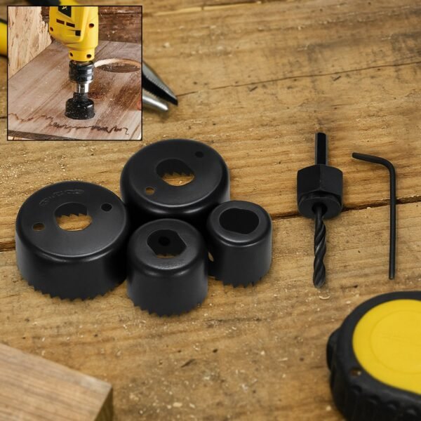Hole Saw Set Drill Bit set 32mm ,38mm ,44mm ,54mm (6 pcs)