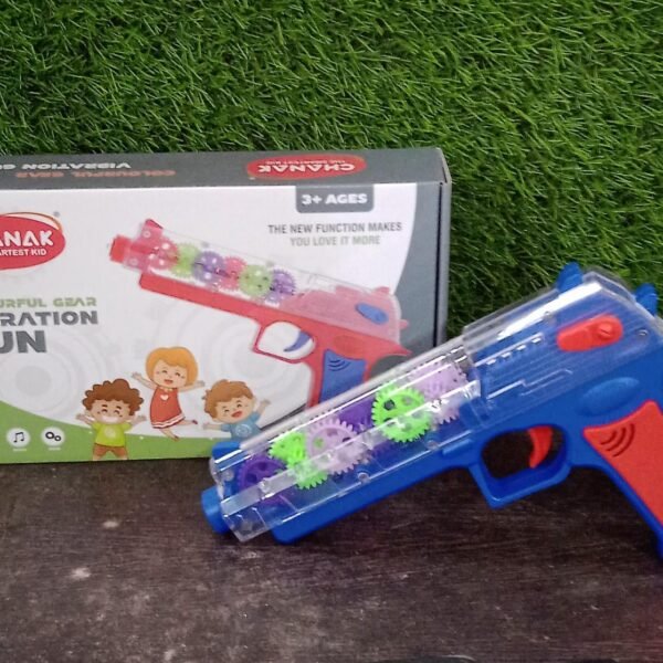 046eedc6-a17a-4efa-9eb2-e53c3e5685a4.jpg Plastic Gear Simulation Laser Toy Gun – 3D Lights, Music & Rotating (1 Pc, 3+ Years)