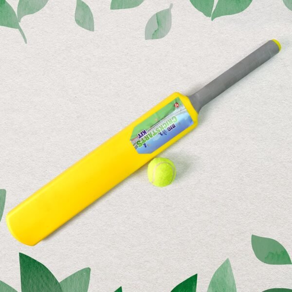 Cricket Kit with Bat, Rubber Ball, Bails, 3 Stumps & Stand Base
