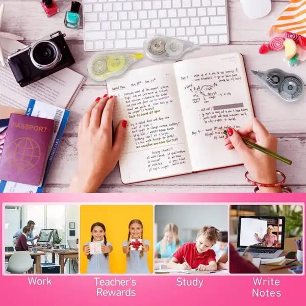 Office Correction Tape Easy to Use  Timely Correction of Writings Correction  (1 pc)