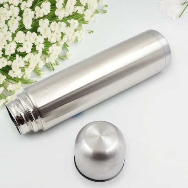 Stainless Steel Vacuum Flask with Cover for Hot & Cold Drinks (750 ML)