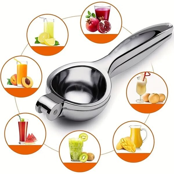 Premium Lemon Squeezer, Large Heavy Duty Handheld Juicer (1 Pc)