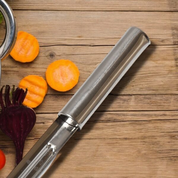 Stainless Steel Peeler Set – Multi-Purpose Handle for Peeling & Shredding(12 Pc)