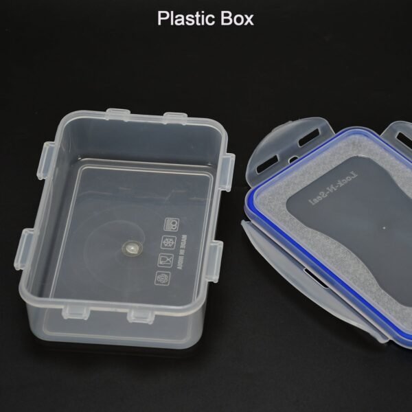 Multipurpose Air Tight 4 Side Lock Food Grade Lunch Box With Small Square Container
