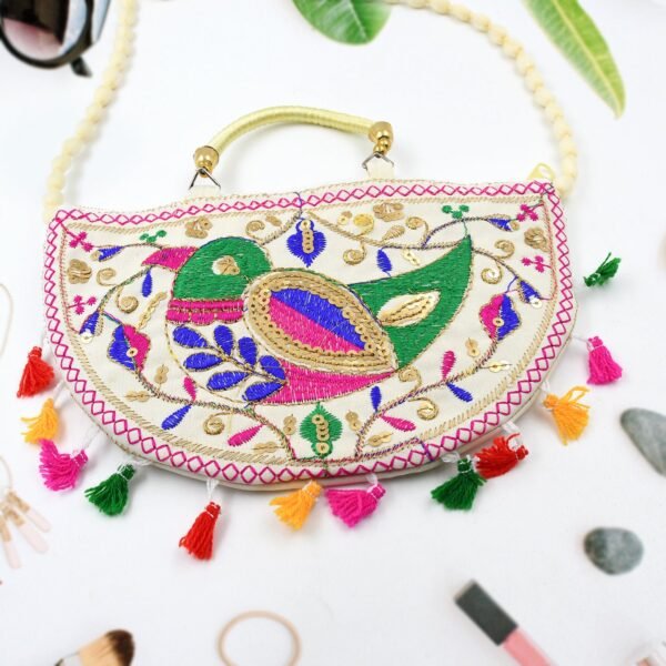 04_1081c4d4-ccbc-4a45-b239-b2f20f10de8b.jpg Traditional handbag, Rajasthani Jaipuri Cotton Bag (1 Pc)