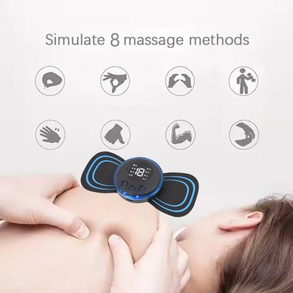 04_109e0e3f-f59a-41b5-b174-67076e7454b8.jpg Butterfly Electric Neck Massager Cordless Full Body Massage Remote Controller (1 Pc)