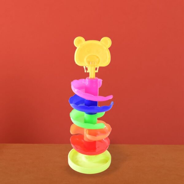 5 Layer Ball Drop and Roll Swirling Tower Educational Toy (1 Pc)