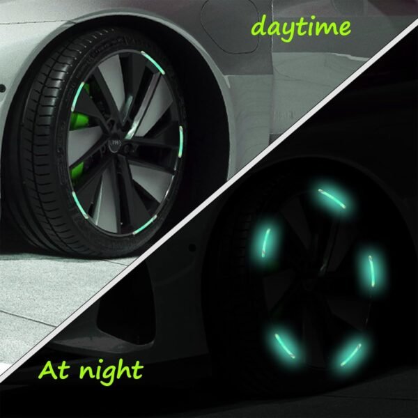04_1493a15d-669a-48d5-a3e2-cdaa29bd3a83.jpg Car Wheel Hub Reflective Car Stickers, Night Warning (20 Pcs Set/ Multicolored)