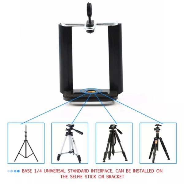 Mobile Holder Attachment For Selfie Stick and Mobile Tripods