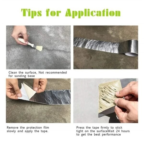 Self-Adhesive Heat-Resistant Aluminum Foil Tape – High-Temperature Insulation (0.9mm)