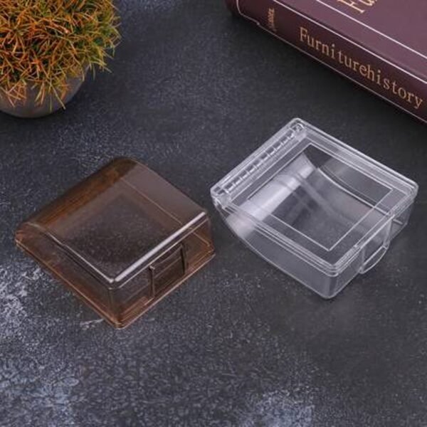 04_16f7e45d-5144-4eb5-8055-db5ff75b285a.jpg Weatherproof Outlet Cover Outdoor Plug Receptacle Protector for Bathroom Clear (1 pc)