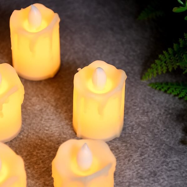 04_185b2809-1fe0-417d-b739-9dd758ea11ab.jpg Festive Lighting for Any Occasion: , Diwali 12 pcs LED Candles