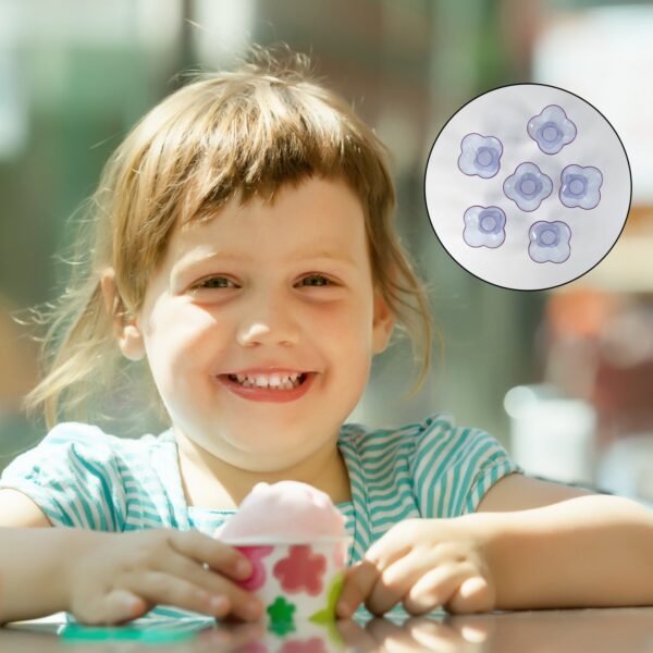 Serving Dessert Bowl Set - 6pcs Ice Cream, Salad, and Fruit Bowls (Brown Box)