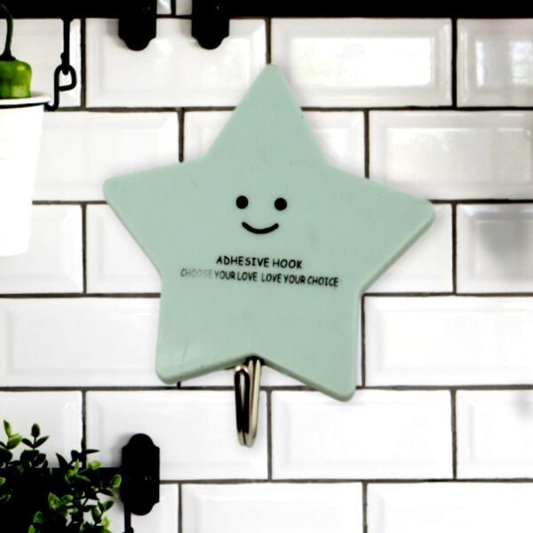 Multipurpose Strong Self-Adhesive Hooks – Heavy Plastic Wall Hooks for Home & Office