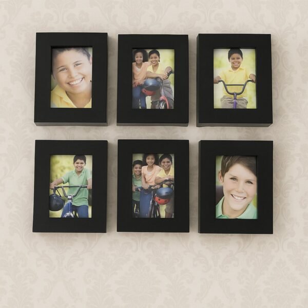 Premium Black Photo Frame Set 12 Pcs Wall Hanging Gallery Frames