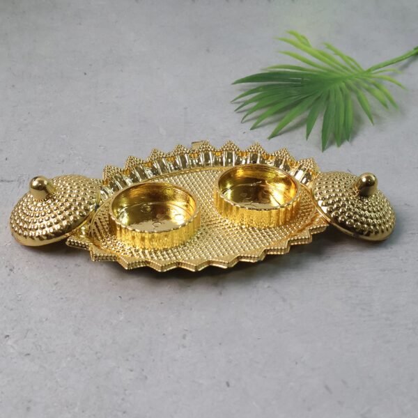 Pooja Kumkum / Roli–Chawal Holder - (1 Pc)