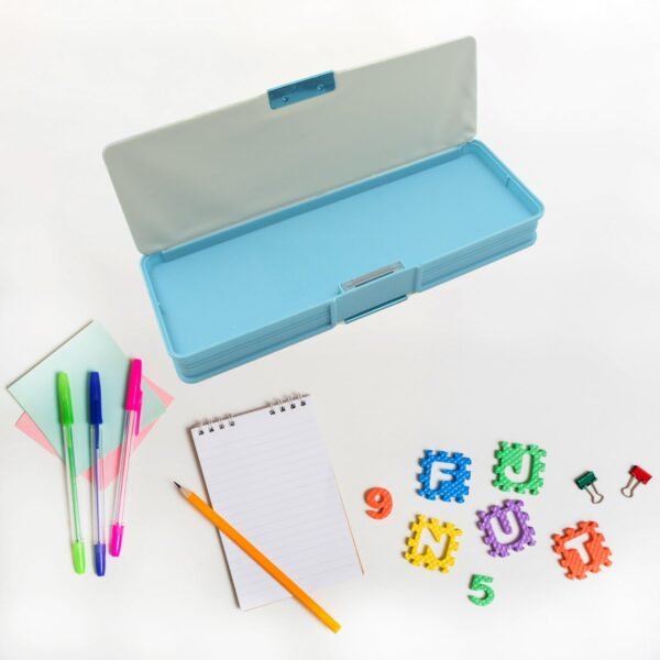 Magnetic Geometry Box - Double-Sided Pencil Case with Calculator for Students