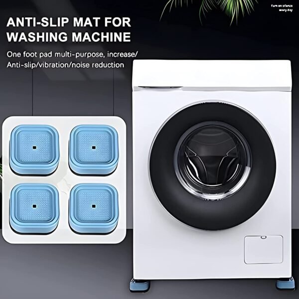 04_1fd6c110-1424-44f4-a624-5ab0f33d1e2a.jpg Plastic Washing Machine Feet Pads (Set of 4 Pc)