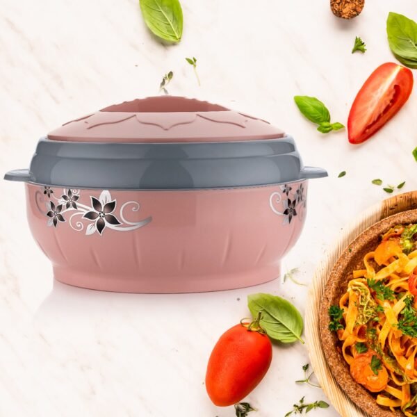 04_244cd640-4d50-4096-8029-674bbed87545.jpg 4500ml Insulated Casserole Box (Steel): Floral Print, Keeps Food Hot/Cold