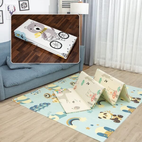 Baby Play Mat, Foam Play mat  Water-Proof Reversible Toxic Free (197x176 cm)