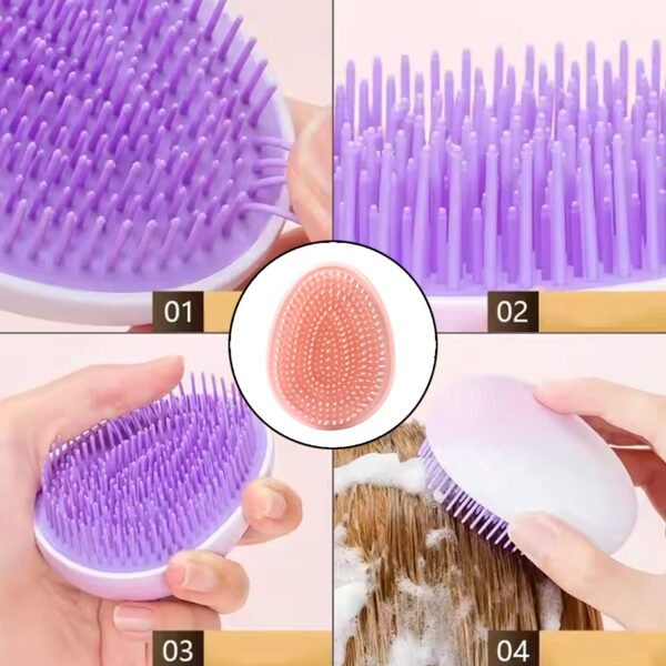 Plastic Hair Washing Combs Hair Massager Shower Brush (1 Pc), Hair accessories