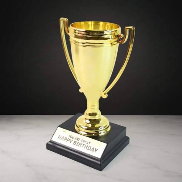 04_28161c25-0404-4c28-9d84-31ae3eeb1458.jpg Golden Birthday Trophy – “You Are Great Happy Birthday” Plastic Award with Base