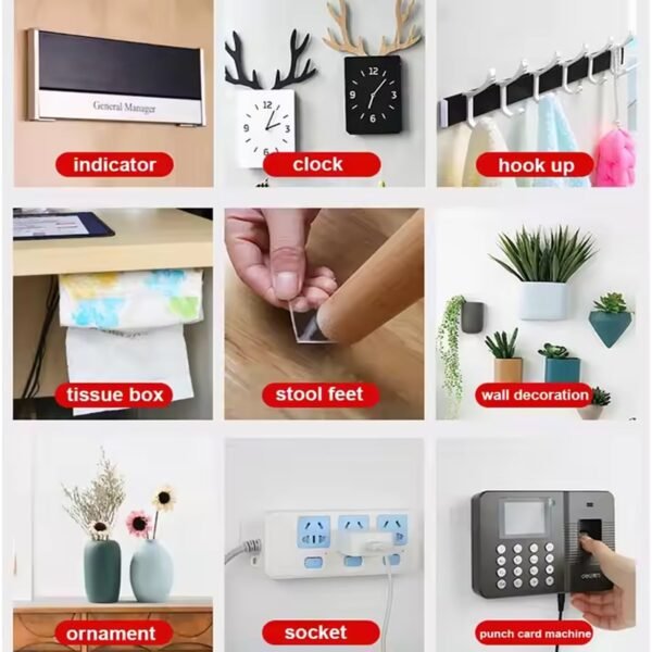 04_2b54fa46-5a27-47b2-ab4e-171e6228665f.jpg Medium Strong Double Sided Tape Foam Mounting Tape (1 Pc / Medium)