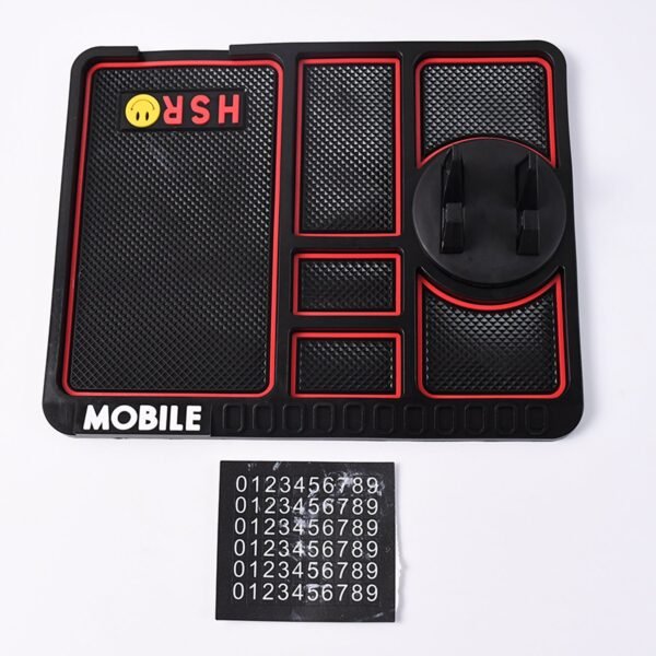 Car Dashboard Mat & Mobile Phone Holder Mount
