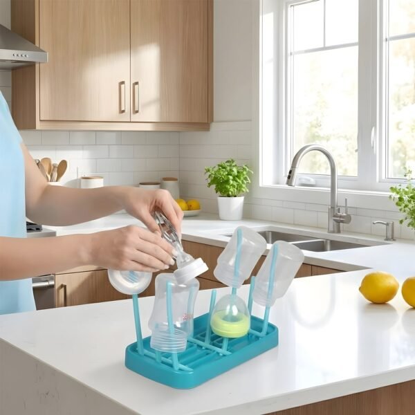 04_2c024c95-ca0f-43af-9b98-0282fbd87ce1.jpg Baby Feeding Bottle Drying Rack (1 Pc Set)