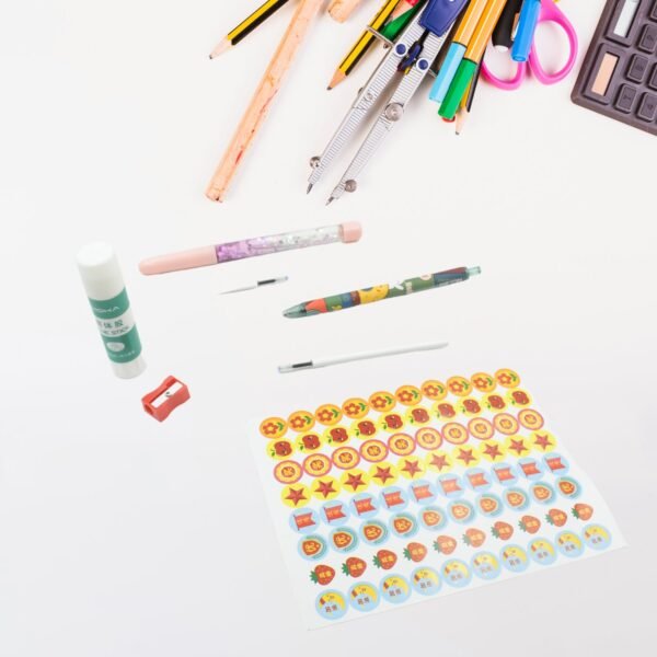 Cartoon Stationery Box Cartoon Design School Box Book  Student Gift School box (1 box)