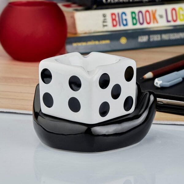 Colourful Smoking Ceramic Ashtray with Retro Vibes