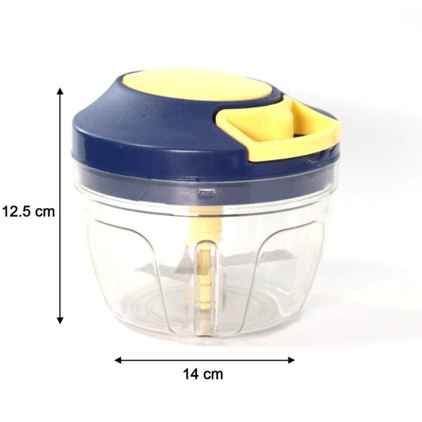 Chopper with Blades Chopping Vegetables and Fruits for (650ml)