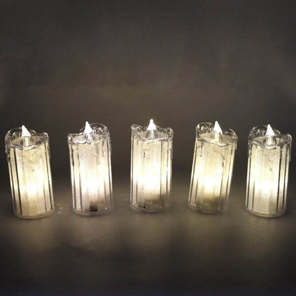 24 Pc Flameless and Smokeless Decorative Melting Candles
