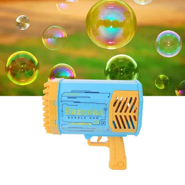 69 Holes Big Rechargeable Bubble Gun Powerful Machine Toy for Kids and Adults