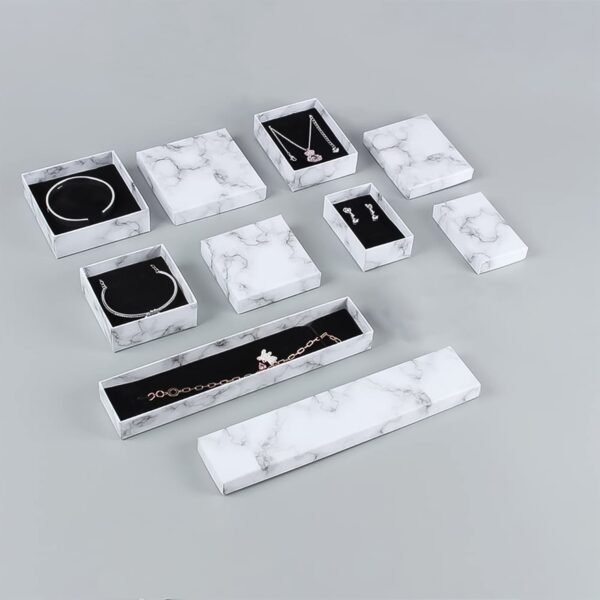 04_35b6f92e-7bfe-4e38-9106-fe8014d7a8f5.jpg Cardboard Jewelry Boxes Gift Case Small Paper Jewelry Gift (7 Pcs Set / Mix Size)