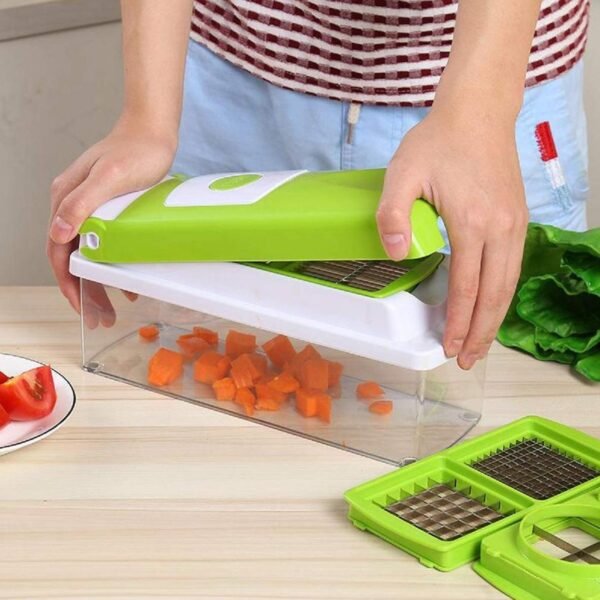 04_35dc22f3-e8a3-4d37-86d9-4d7ede737dd2.jpg Plastic 13-in-1 Manual Vegetable Grater,Chipser and Slicer