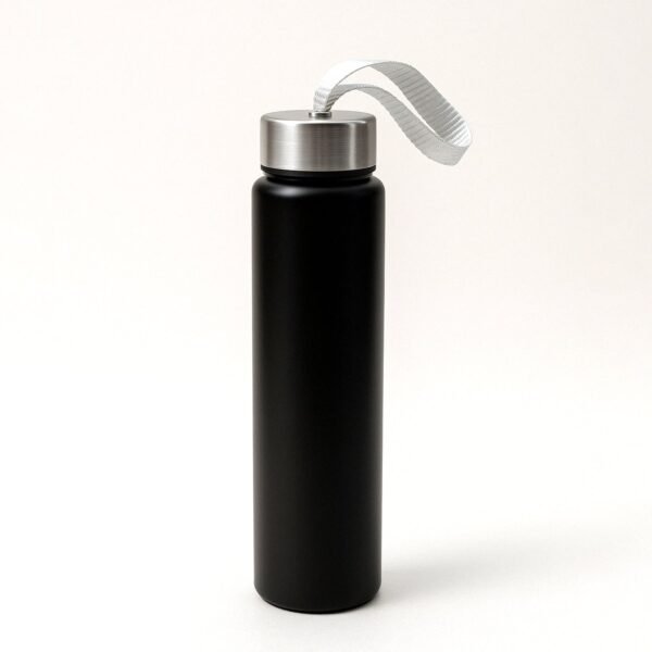 04_37cfddb7-3f2a-4adb-b3ed-a6a9729e1501.jpg Portable Stainless Steel Water Bottle with Strap (Approx 250ML)