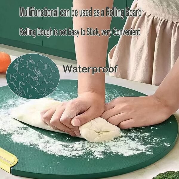 04_38a714fb-9aca-4541-a62a-847d80828949.jpg Round Multipurpose 32x32 cm Anti-Slip Cutting Boar (1 Pc)