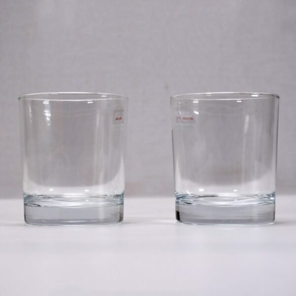 2 Wine Glasses & Marble Holder - Attractive Design for Hotels & Cafes