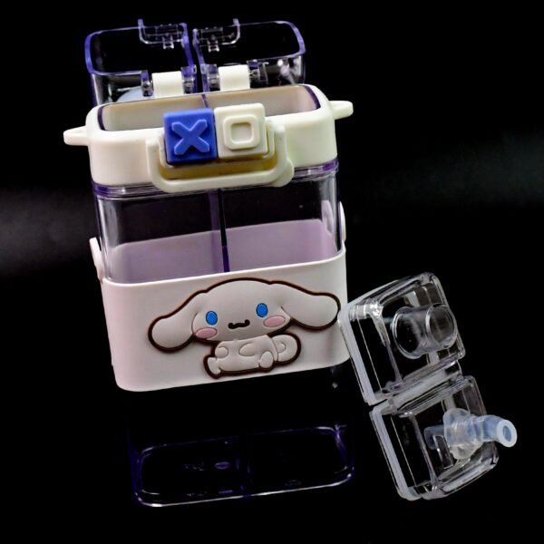 04_3a4a6431-3edd-41b8-96ad-7e12afeccafb.jpg 2in1 Dual Compartment Water Bottle with Straw and Adjustable Shoulder Straps (1 Pc / Multi color)