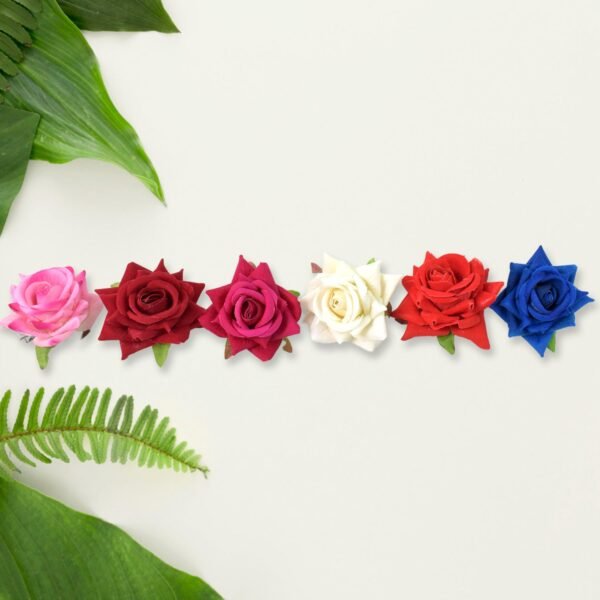 Colourful Flowing Flower Hair Pin (12 Pcs Set / Mix Color), Hair accessories