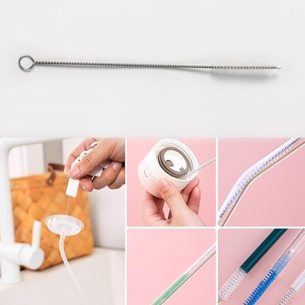 04_3ca041d8-a99c-47d2-8d7c-950cb69cb7c0.jpg Stainless Steel Straw Cleaning Brush Drinking Pipe (20 Cm / 1 Pc)