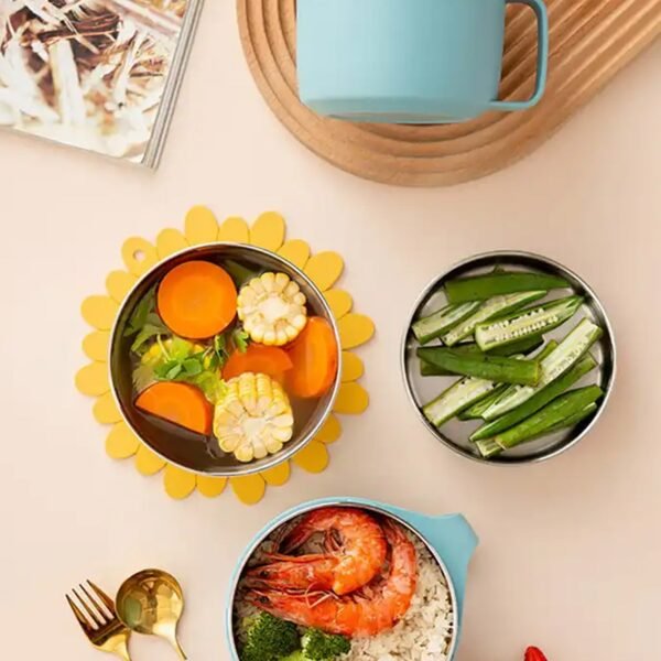 04_3f5cf625-650e-432c-90b7-d20c04dd67eb.jpg Vacuum Food Flask, Insulation Large Capacity Double Layer Structure Non Slip Labor Saving and Safe Stainless Steel Inner Tank Lunch Box/ Noodle Bowl for Camping Picnic for School Office Outdoor (1 Pc)