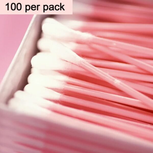 Cotton Buds for ear cleaning, soft and natural cotton swabs (100 pieces)