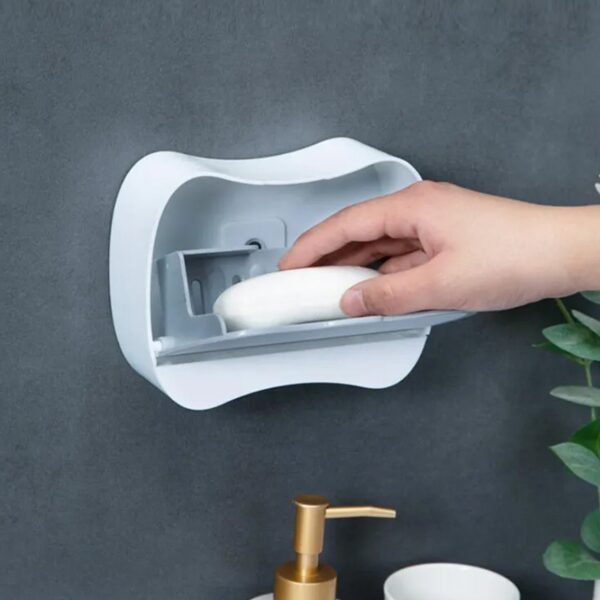 04_40976fd7-5baf-469f-b6ea-66cfd7165cb5.jpg Soap Holder Travel Business Travel Hotel Portable Wall-mounted Soap Box (1 Pc)