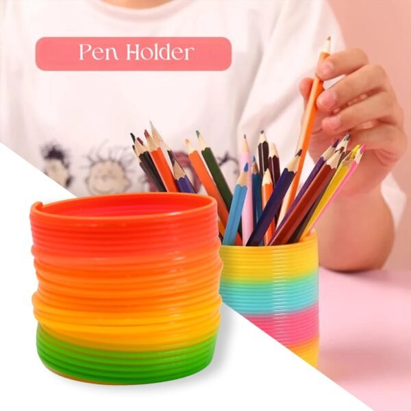 Rainbow Slinky Spring Toy – Compact Fun Toy for Kids & Adults, Gift-Friendly
