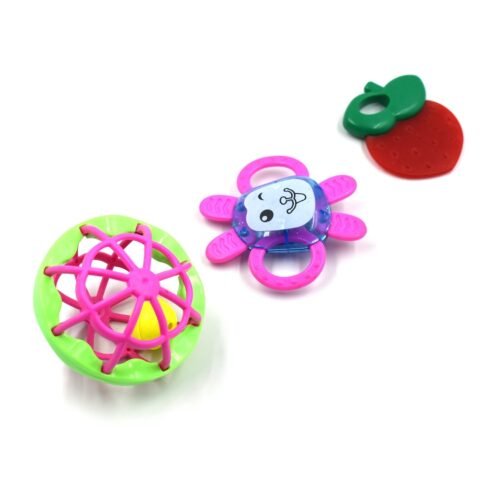 AT39 3Pc Rattles Baby Toy game for kids and babies for playing and enjoying purposes
