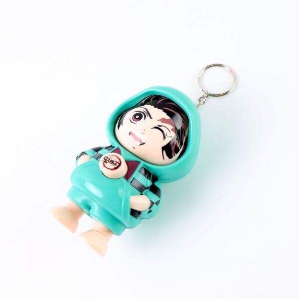 Cartoon Character Design Cute Action Figure Keychain (Mix  Design & 1 Pc)
